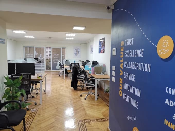 Arkleap Technologies office workspace